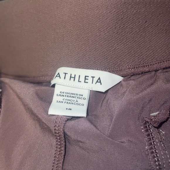 Athleta Brooklyn Heights Wide Leg Pant Damask Mauve 18 - Picture 8 of 10